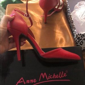 Anne Michelle red shoes.